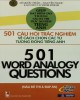 Ebook 501 câu hỏi trắc nghiệm về cách chọn các từ tương đồng tiếng Anh: Phần 2