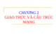 Bài giảng Truyền dữ liệu - Chương 2: Giao thức và cấu trúc mạng