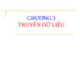Bài giảng Truyền dữ liệu - Chương 3: Truyền dữ liệu