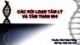Bài giảng Các rối loạn tâm lý và tâm thần nhi - ThS. Bs Trần Thiện Thắng
