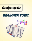 Tài liệu học tập Beginner TOEIC