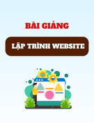 Bài giảng Lập trình website - ThS. Trần Thịnh Mạnh Đức