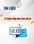 Tài liệu Từ vựng Tiếng Anh theo chủ đề