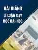 Bài giảng Lí luận dạy học đại học