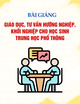 Bài giảng Giáo dục, tư vấn hướng nghiệp, khởi nghiệp cho học sinh trung học phổ thông
