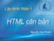 Bài giảng Lập trình web 1: Chương 2 - GV. Nguyễn Huy Khánh